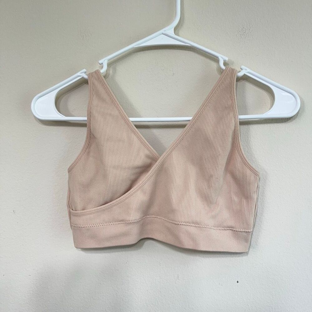 Quince Crossover Nursing Lounge Bra Small Women
